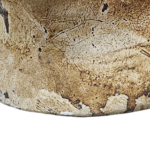 Large Ceramic Modern Abstract Infinity Sculpture Brown Bronze Gold - Picture 7 of 10